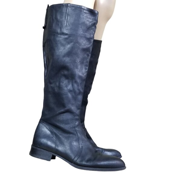 NINE WEST Women's Nicolah-Wide Leather Winter Boot size 11 - Picture 2 of 14